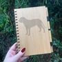 Personalised English Mastiff Dog Engraved Notebook, thumbnail 4 of 4