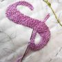 Cashmere Scarf Personalised Embroidery Stitch Kit Gift, thumbnail 7 of 10