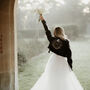 Leather Wedding Jacket To The Moon And Back, thumbnail 3 of 10