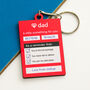 Personalised Keyring Gift For Dad, thumbnail 3 of 4