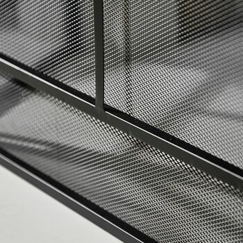 Black Window Pane Fire Guard, 4 of 6