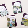 Walled Garden Anniversary Card For Her, thumbnail 4 of 5