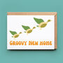Groovy New Home Card 'Flying Ducks', thumbnail 1 of 2