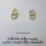 'Alitaptap' Hoop Pearl Drop Earrings, thumbnail 11 of 12