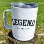 Personalised The Legend Fathers Day Travel Mug, thumbnail 2 of 4