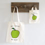 Personalised Apple Teacher Bag, thumbnail 3 of 3
