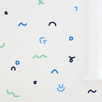 Squiggle Wall Stickers, 6 of 8