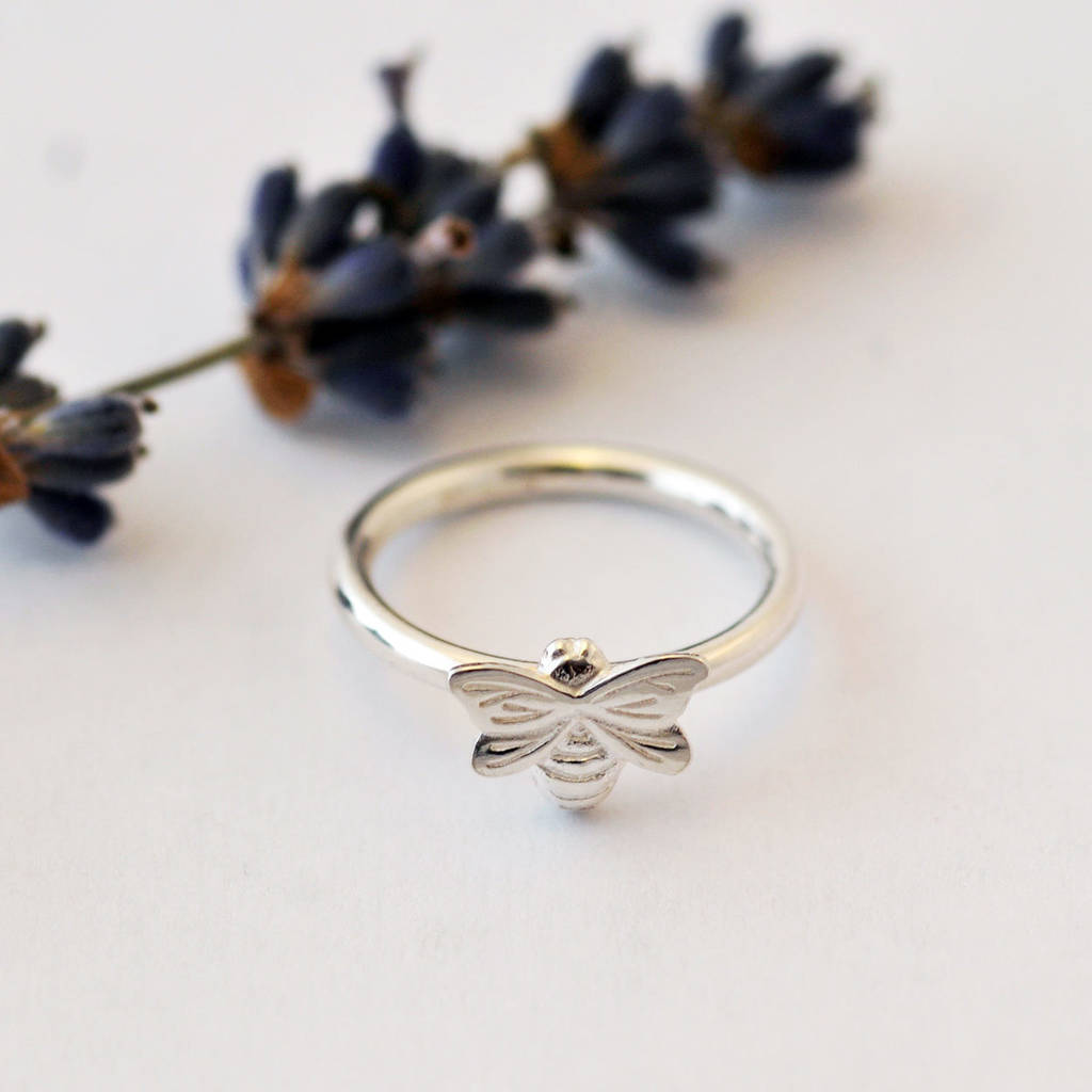 Bee Ring In Silver, 1 of 8
