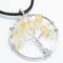 Tree Of Life Gemstone Pendant Necklace Personalised, thumbnail 10 of 12