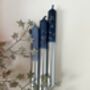 Silver, Grey And Blue Glitter Christmas Candles 'Starry Starry Night', thumbnail 1 of 4