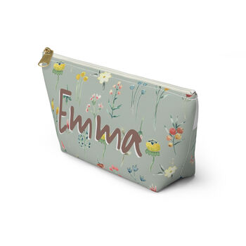 Personalised Floral Make Up Or Toiletry Bag, 4 of 7
