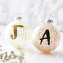 Personalised Initial Pick And Mix Bauble, thumbnail 1 of 4
