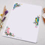 A4 Letter Writing Paper With Tropical Birds And Flowers, thumbnail 3 of 4