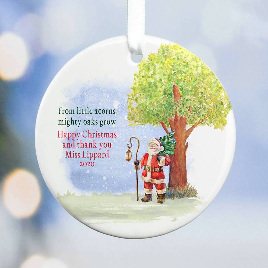 Christmas Teacher Gift And Card Little Acorns Big Oaks, 1 of 8