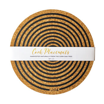 Cork Placemats And Coasters | Orbit, 7 of 9
