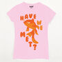 Have We Met Women's Goldfish Slogan T Shirt, thumbnail 5 of 5