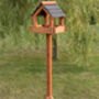 Personalised Baby Triple Slate Roof Bird Table, thumbnail 2 of 3