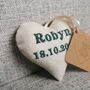 Robin Thinking Of You Gift, Hanging Heart Lavender Rose, thumbnail 10 of 12