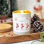 Personalised Christmas Stockings Family Scented Candle Gift, thumbnail 3 of 9