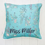 Personalised Thank You Teacher Cushion, thumbnail 1 of 6