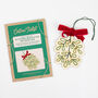 Make Your Own Stitched Mistletoe Decoration, thumbnail 7 of 7