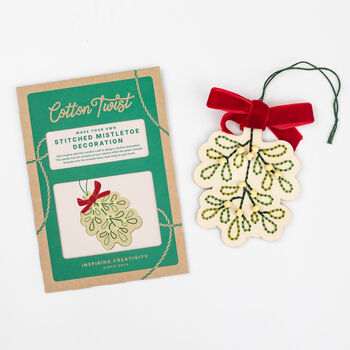 Make Your Own Stitched Mistletoe Decoration, 7 of 7