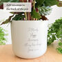 Personalised 9th Anniversary Plant Pot With Plant, thumbnail 5 of 7
