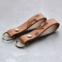 Couples New Home Gift Personalised Leather Keyring Set, thumbnail 2 of 10