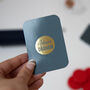 Personalised Foiled Circle Name Playing Cards In A Tin, thumbnail 3 of 8