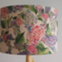 Pink And Blue Lilac Handmade Lampshade, thumbnail 3 of 8