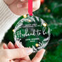 Husband To Be Personalised Engagement Ornament Gift, thumbnail 1 of 5