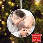 Your Favourite Photo Ceramic Disc Hanging Decoration Bauble + Gift Box, thumbnail 1 of 6
