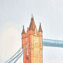 London's Tower Bridge Limited Edition Giclée Print, thumbnail 4 of 10