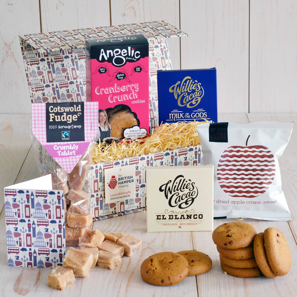 Gluten Free British Sweet Treats Gift By The British Hamper Company