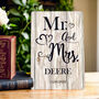 Personalised Mr And Mrs Metal Sign, thumbnail 2 of 5