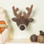Mini Deer Head Knitting Kit, thumbnail 1 of 8