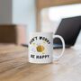 Don't Worry Bee Happy Coffee Mug, thumbnail 2 of 2