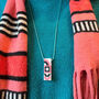 Pink Geometric Necklace Making Kit, Statment Diy Jewellery Craft Kit, thumbnail 6 of 9