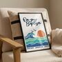 Personalised Coastal Baptism Print, thumbnail 6 of 10