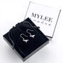 Sterling Silver Pigeon Hoop Or Hook 3D Earrings, thumbnail 6 of 6