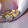 Mini Lucky Charm Adjustable Signet Ring, thumbnail 7 of 8