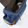 Personalised Jetsetter Denim Wash Bag, thumbnail 4 of 11