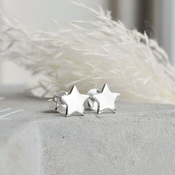 Friends Are Like Stars, They Glow Sterling Silver Earrings, 2 of 5