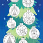 Personalised Colouring Canvas Advent Calendar, thumbnail 4 of 6