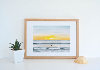 Sunset Surf Art Print, 2 of 2