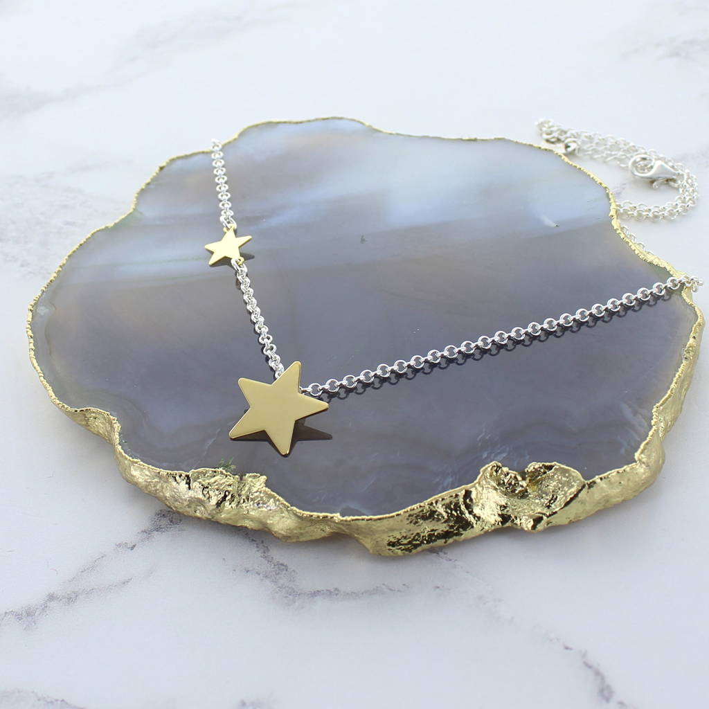 Gold and silver necklace Clearance