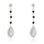 Wdts Ball With Pearl Drop Earrings, thumbnail 2 of 3