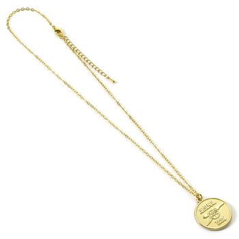 Arsenal Football Club Gold Finish Crest Necklace, 8 of 9