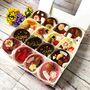 Personalised Rounds Artisan Chocolate Mendiants Box, thumbnail 1 of 9