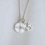 Dainty Compass And Map Charm Necklace Travel Christmas Gift, thumbnail 1 of 10